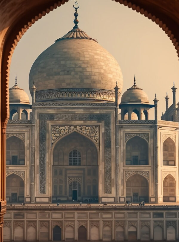 Majestic Mausoleum of ancient God spiritual journey generated by AI
